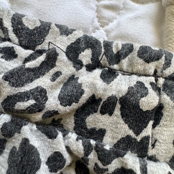 Zara Trafaluc Gray and Black Leopard Print Lightweight Joggers Size Medium - Picture 10 of 16